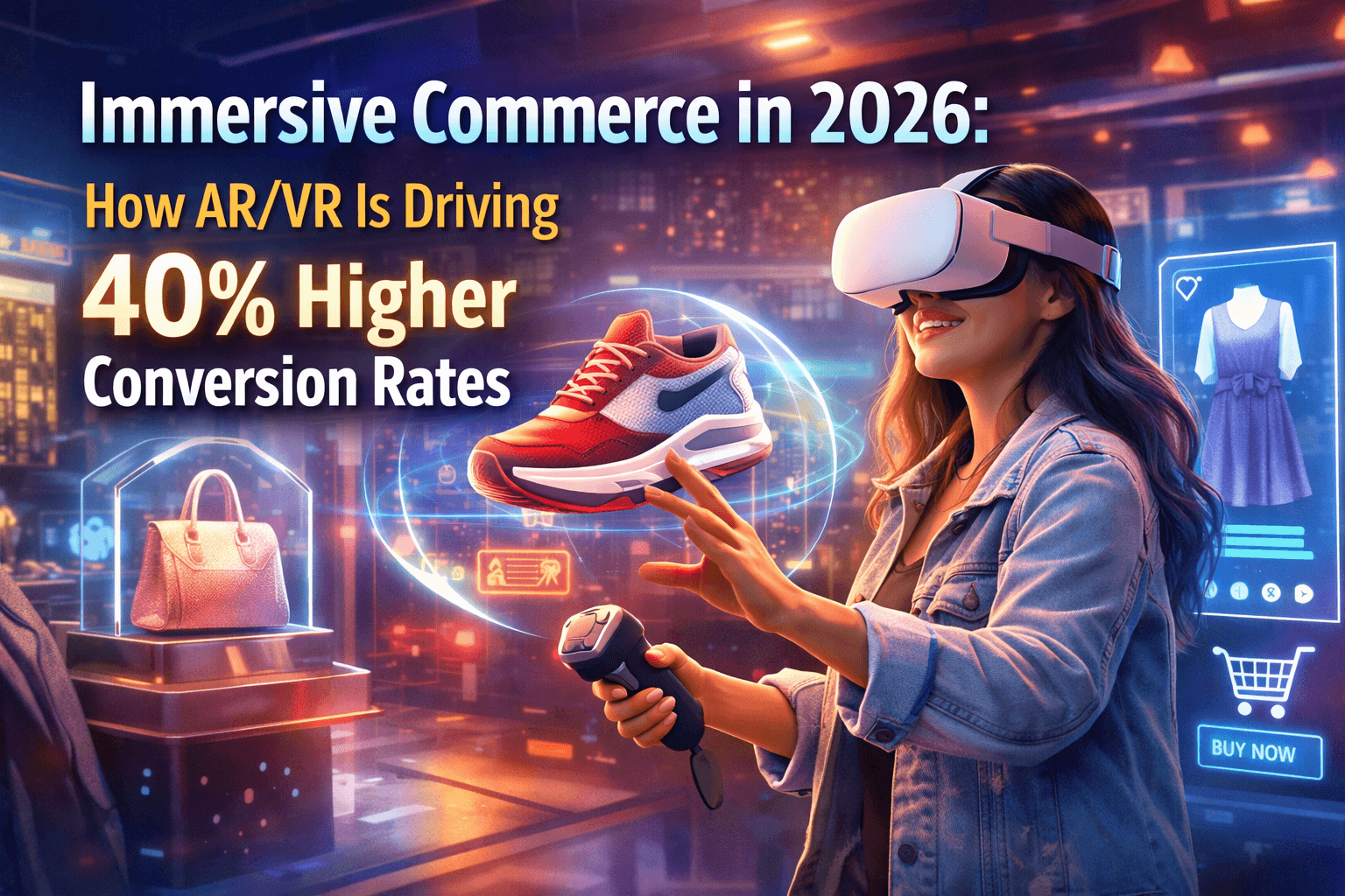 Immersive Commerce in 2026: 40% Conversion Boost with AR/VR